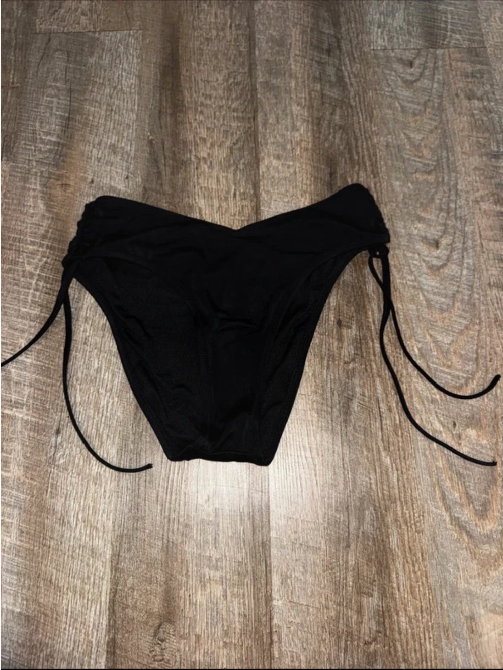 Victoria's Secret Black Side-Tie Bikini Bottom